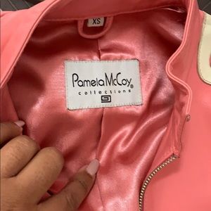 Pamela Mccoy leather jacket